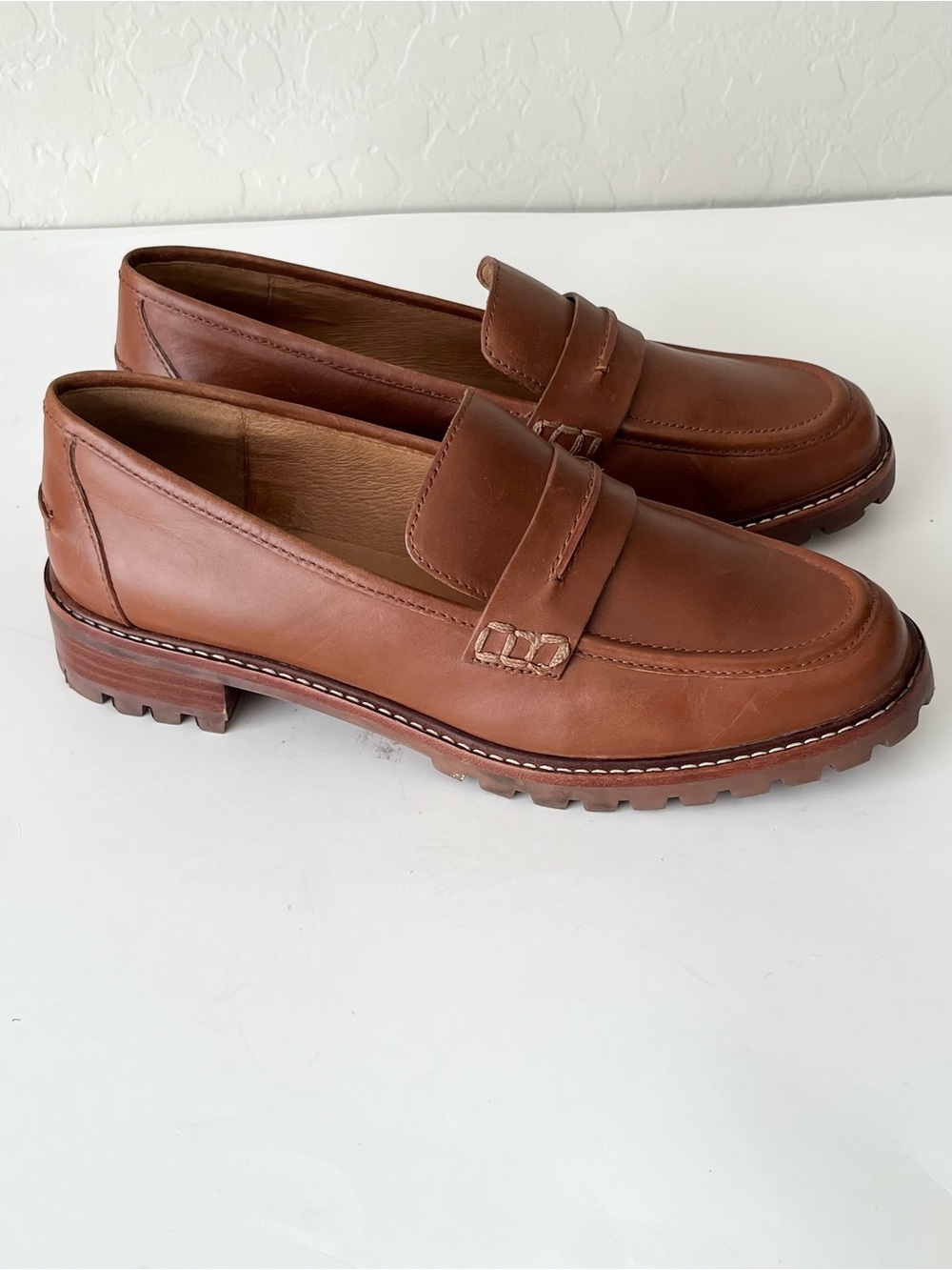 Madewell Corinne lugsole leather loafers 8.5 - Picture 7 of 11